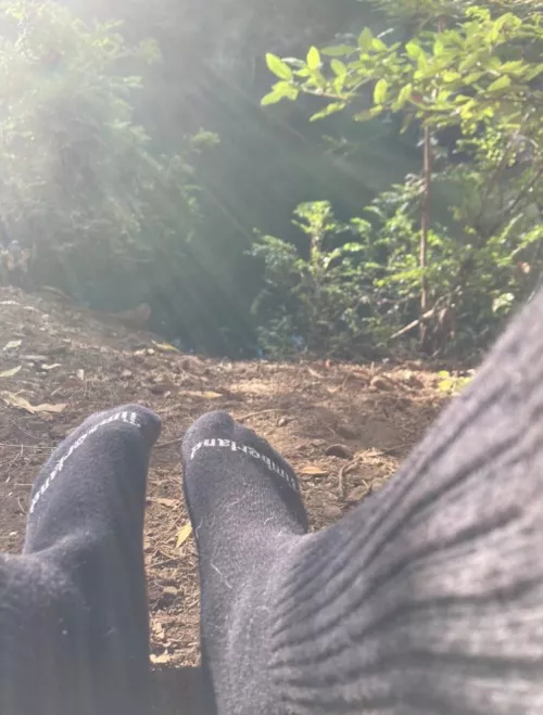 My socks were drenched after this hike 😮‍💨🥵 by Sweaty-farmgal-tiff