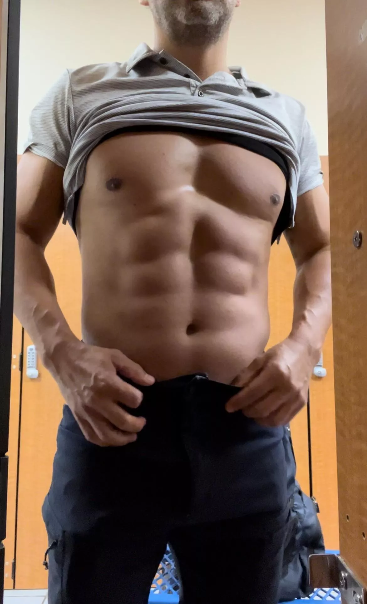Post workout sneaky locker room pic, thanks goodness I didn’t get caught taking pics! posted by Future_Poolboy
