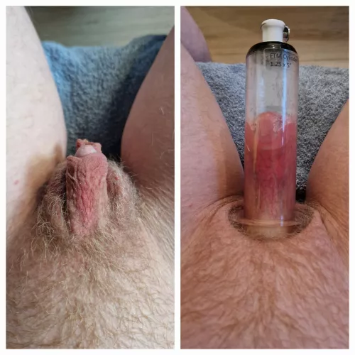 Pumping my FtM Dick by robynfyer