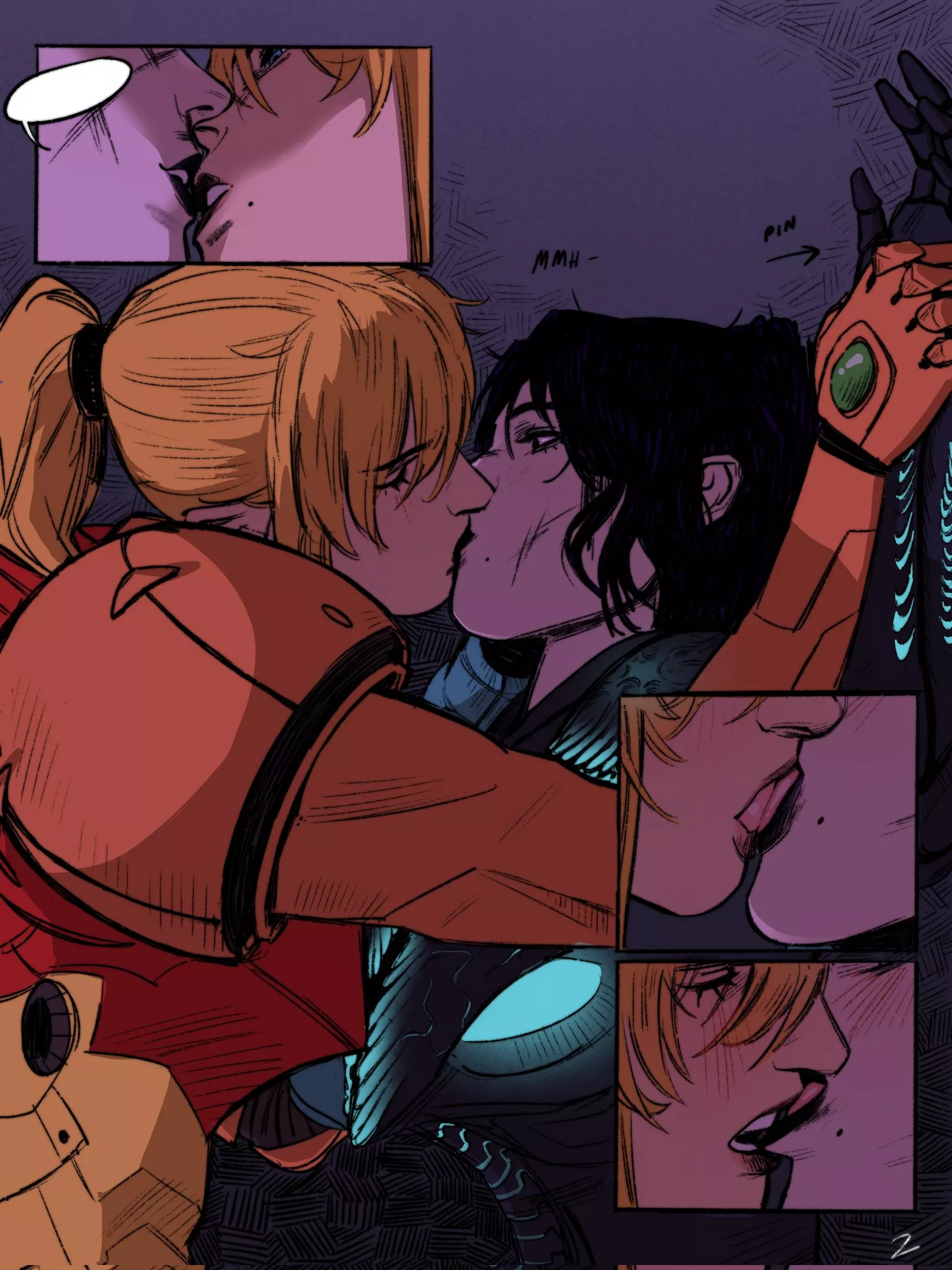 Samus x Dark Samus (Scubabyy) [Metroid] posted by Seaquences