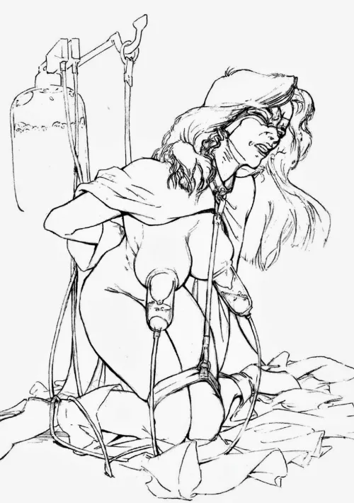 Superheroine peril from 'Images from the book of forbidden vol 2' (Artist Wolf) by Glad_Extension400