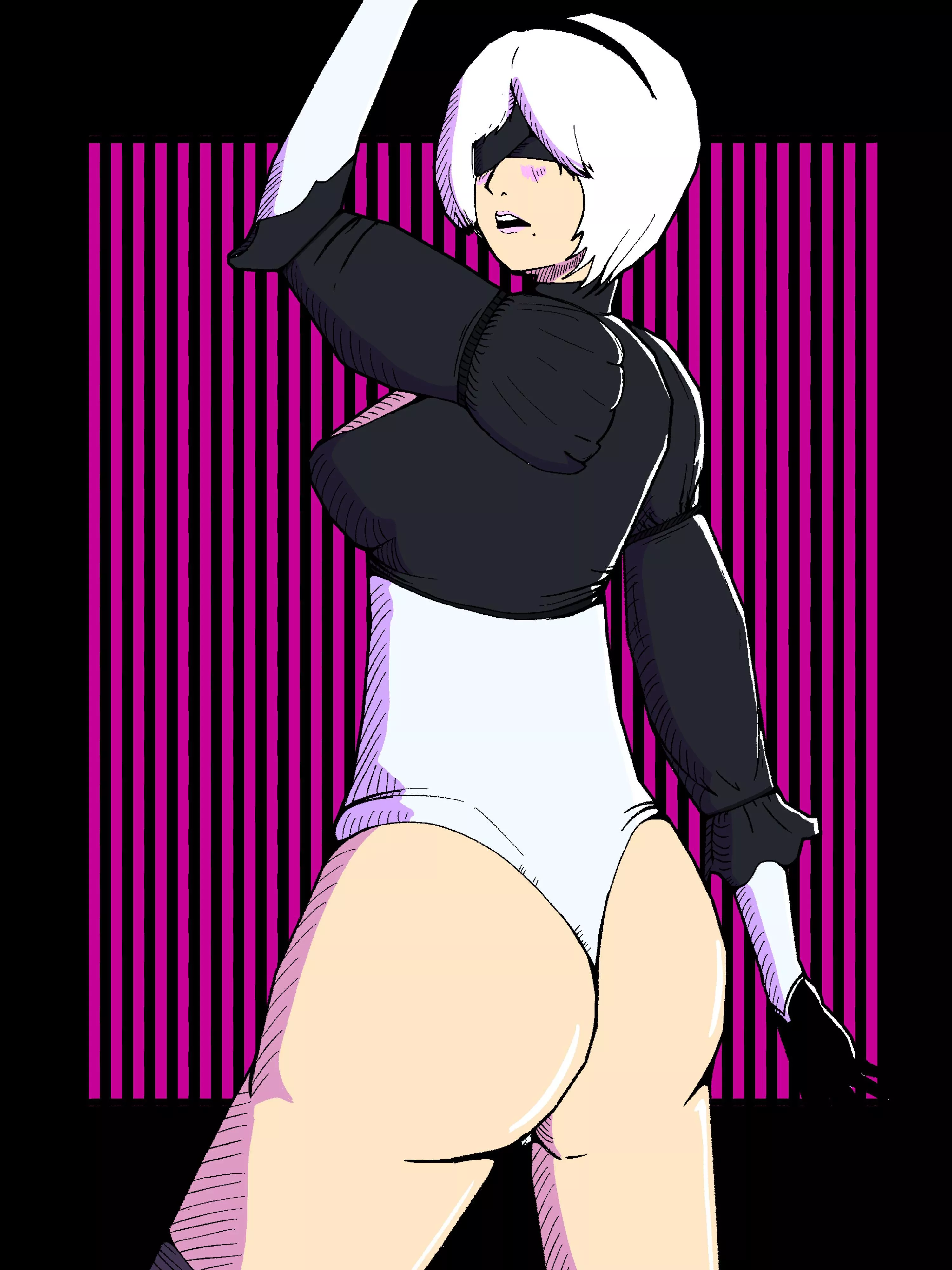 2B Fanart by me :D posted by YoStoopiD123