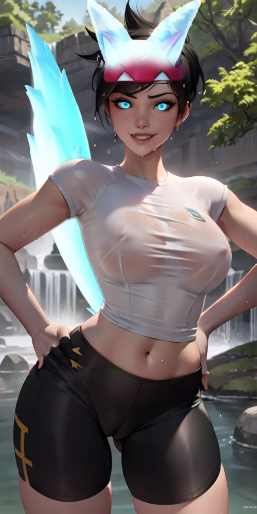 AI generated Kiriko by Saytless