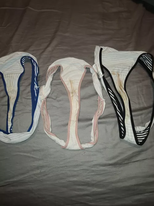 All zones applied on these thongs! by drummer3088