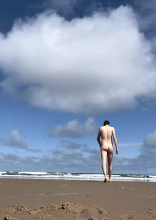 First time nudist beach by randomredditor458