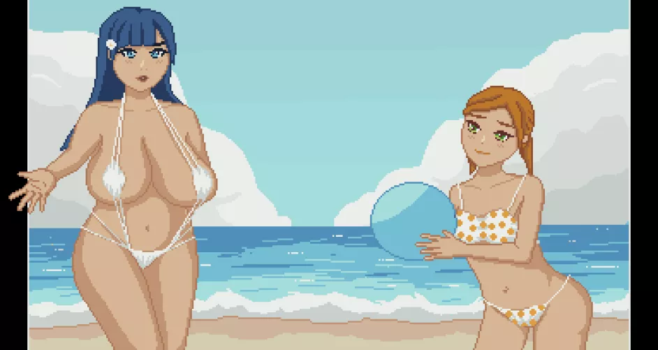 Going to the beach with the neighborhood sisters. by Mind-Breakar