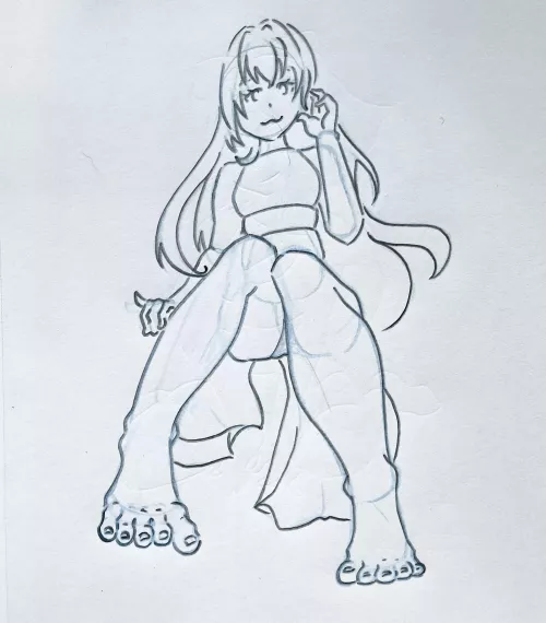 hi down there! (Pinkkimochi) (OC) by pinkkimochi