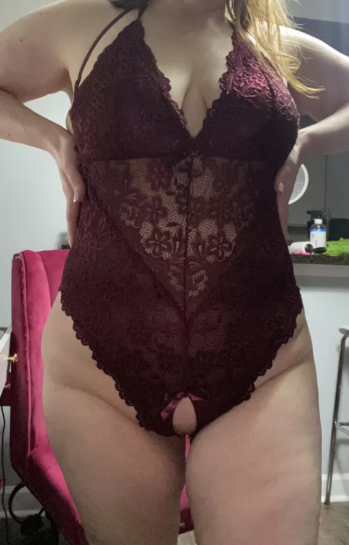 I'm 46 and I just got my first crotch-less lingerie. by LucyCarey77