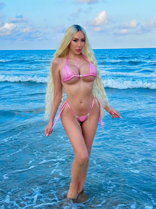 Making daddies hard at the beach by Luxury_Plastic_Doll