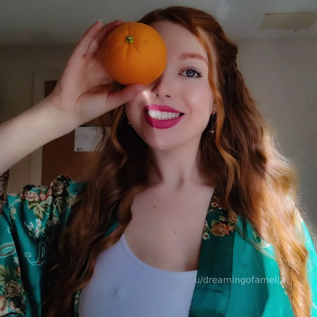 Orangen't you glad you stumbled on me? posted by dreamingofamelia