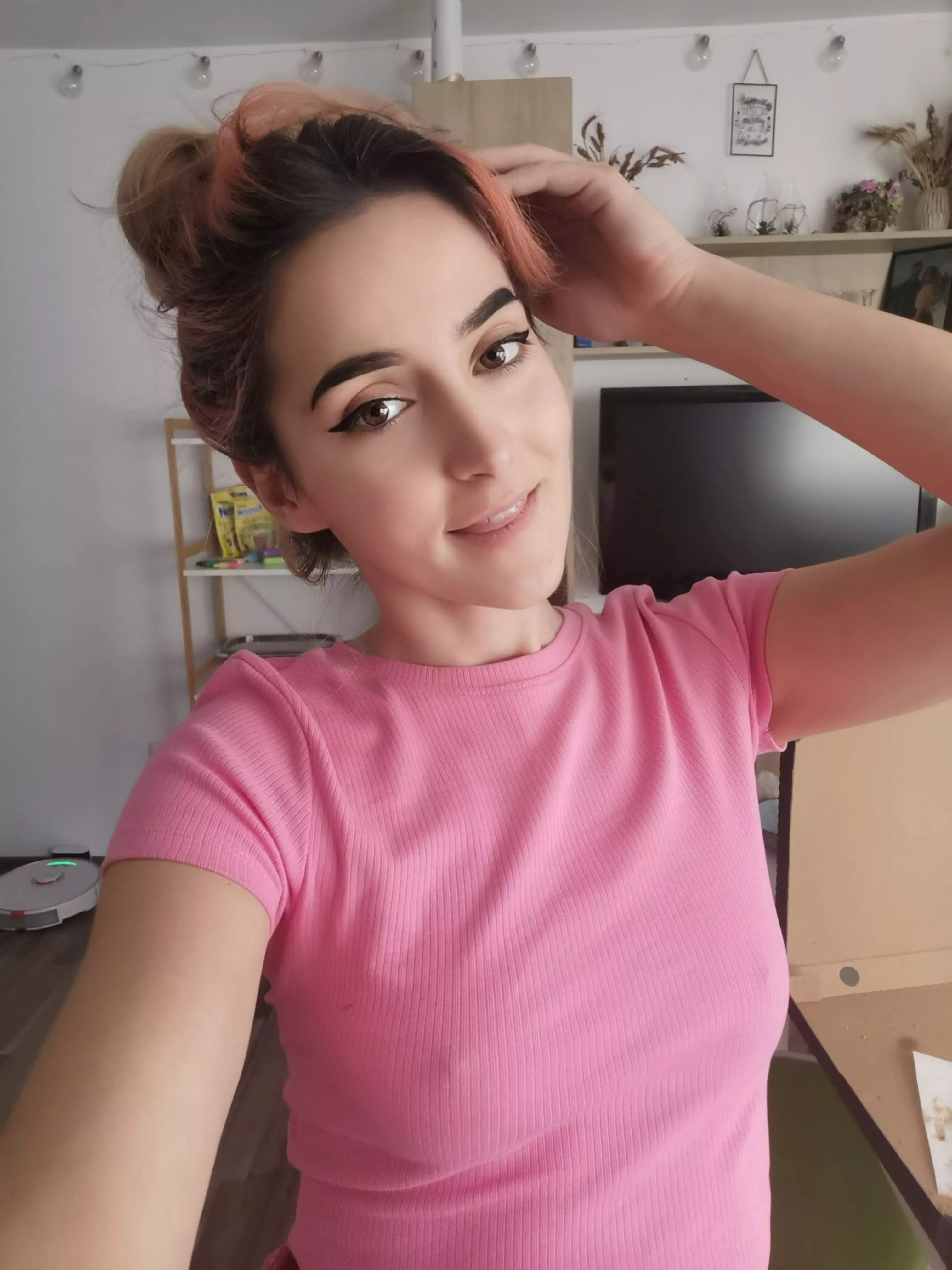 Pinky promise I'm not wearing a bra posted by miremi137