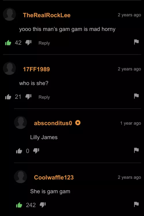 She is gam gam by TheReal_RTL