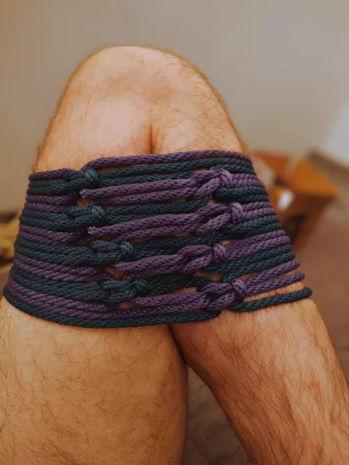 Tried converting the decorative knot from yesterday into a futomomo! by GroovyRaven92