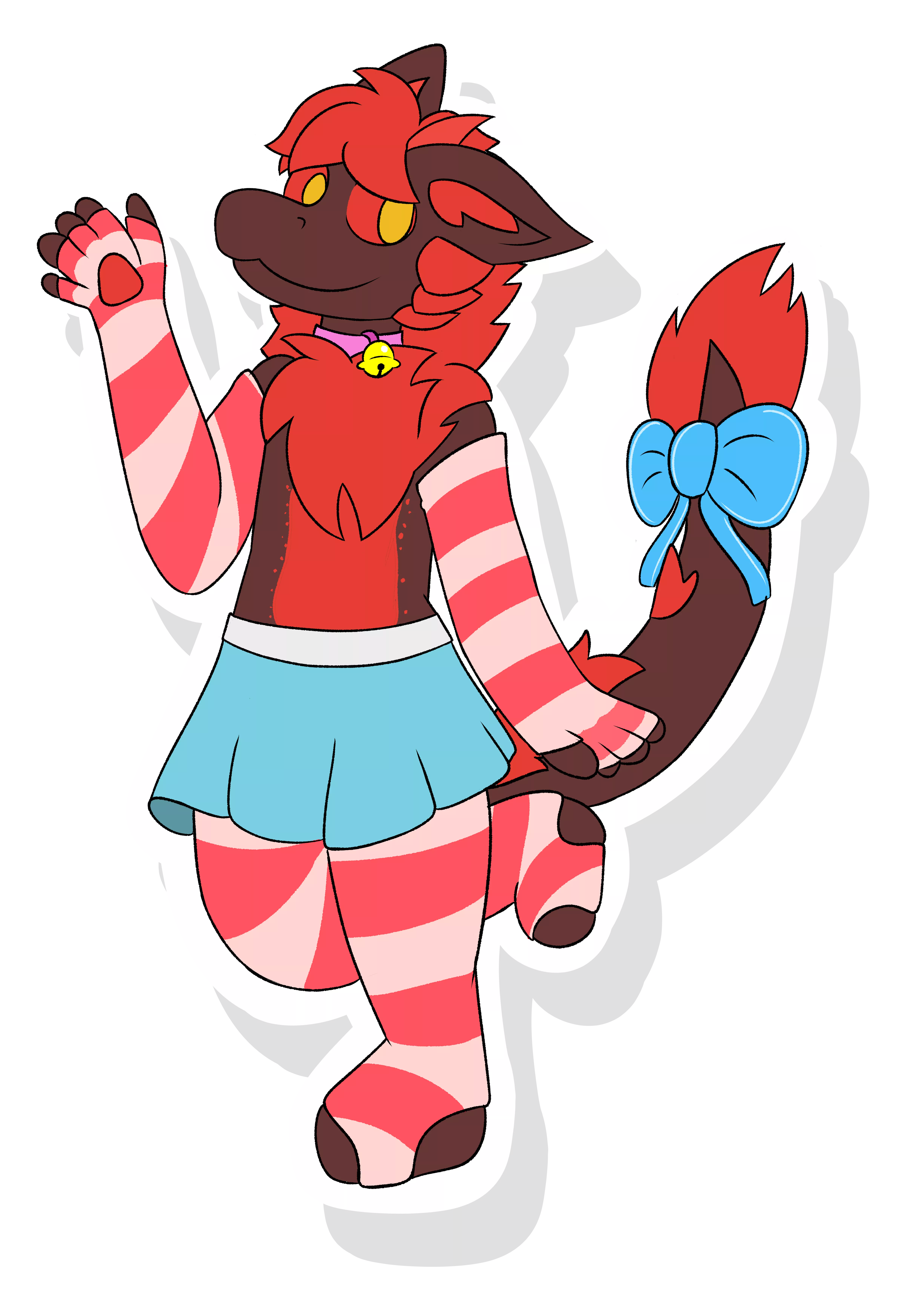 A friend OC in feminine clothing. Cause he dared me to posted by CheapGriffy