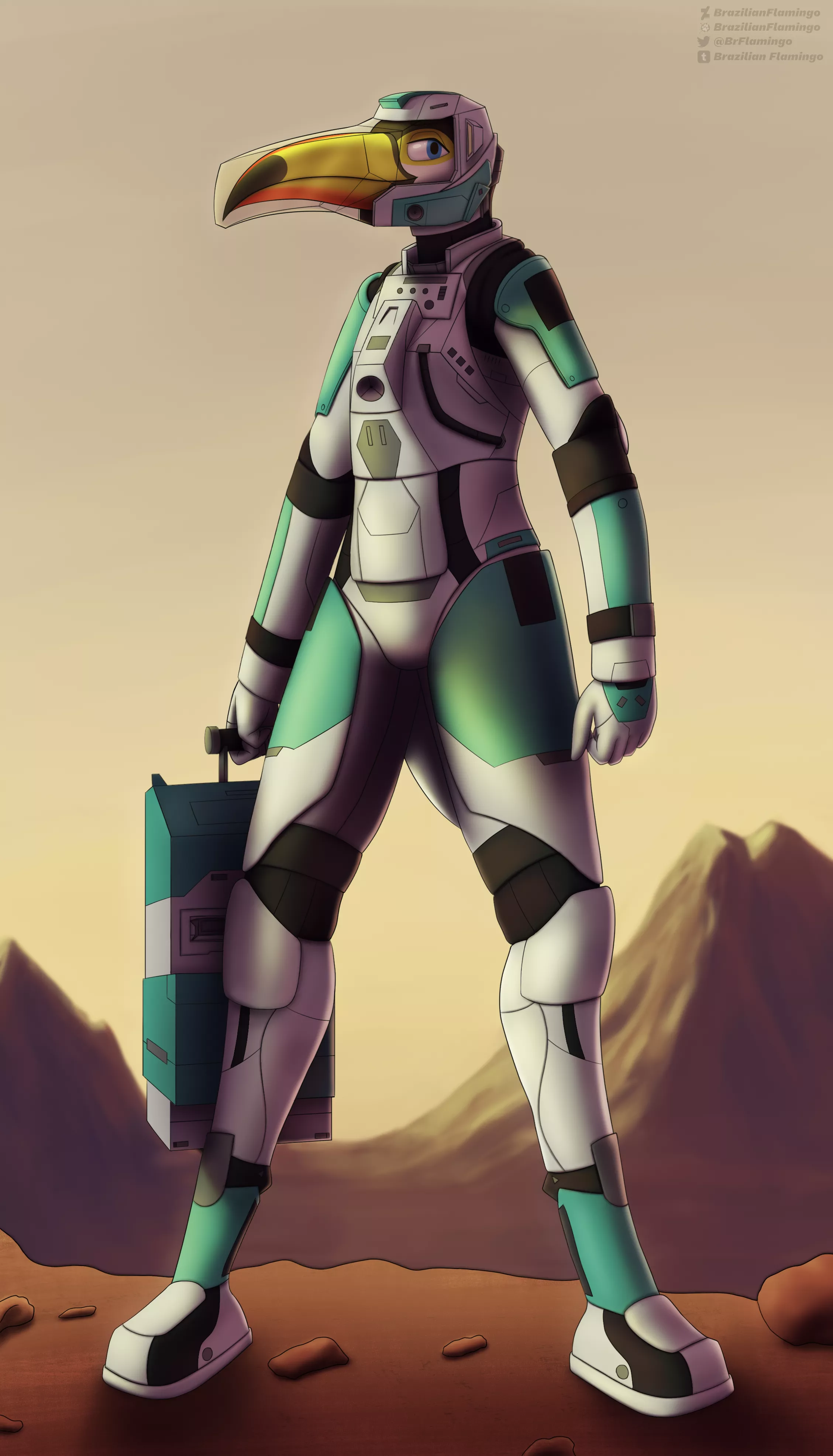 A toucan in Mars posted by BrazilianFlamingo