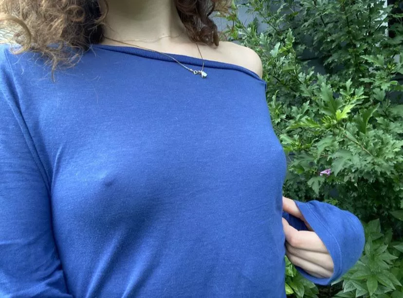 Another braless day for my little boobs posted by realbarefootbabe