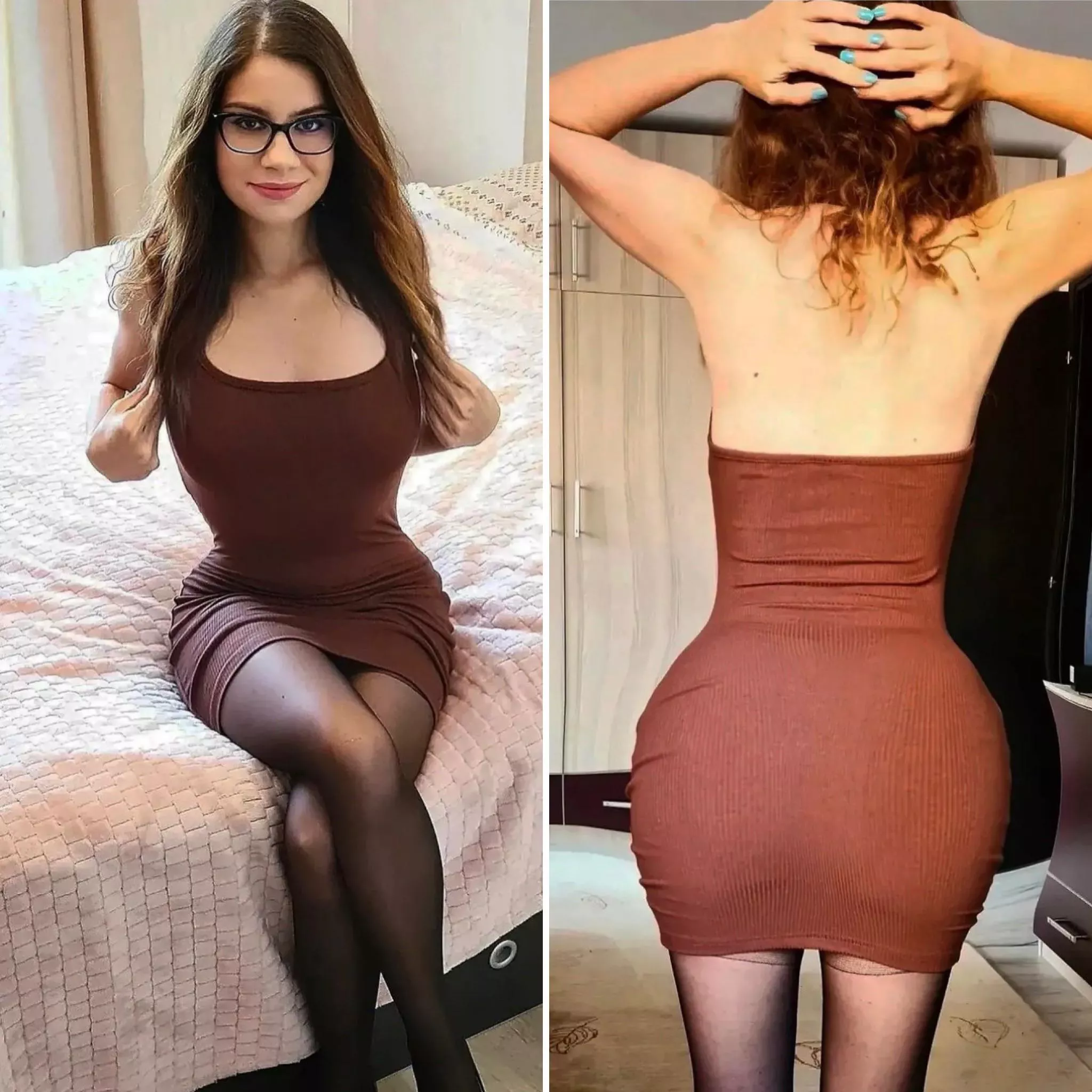 Brown dress posted by arrayoutofbounds