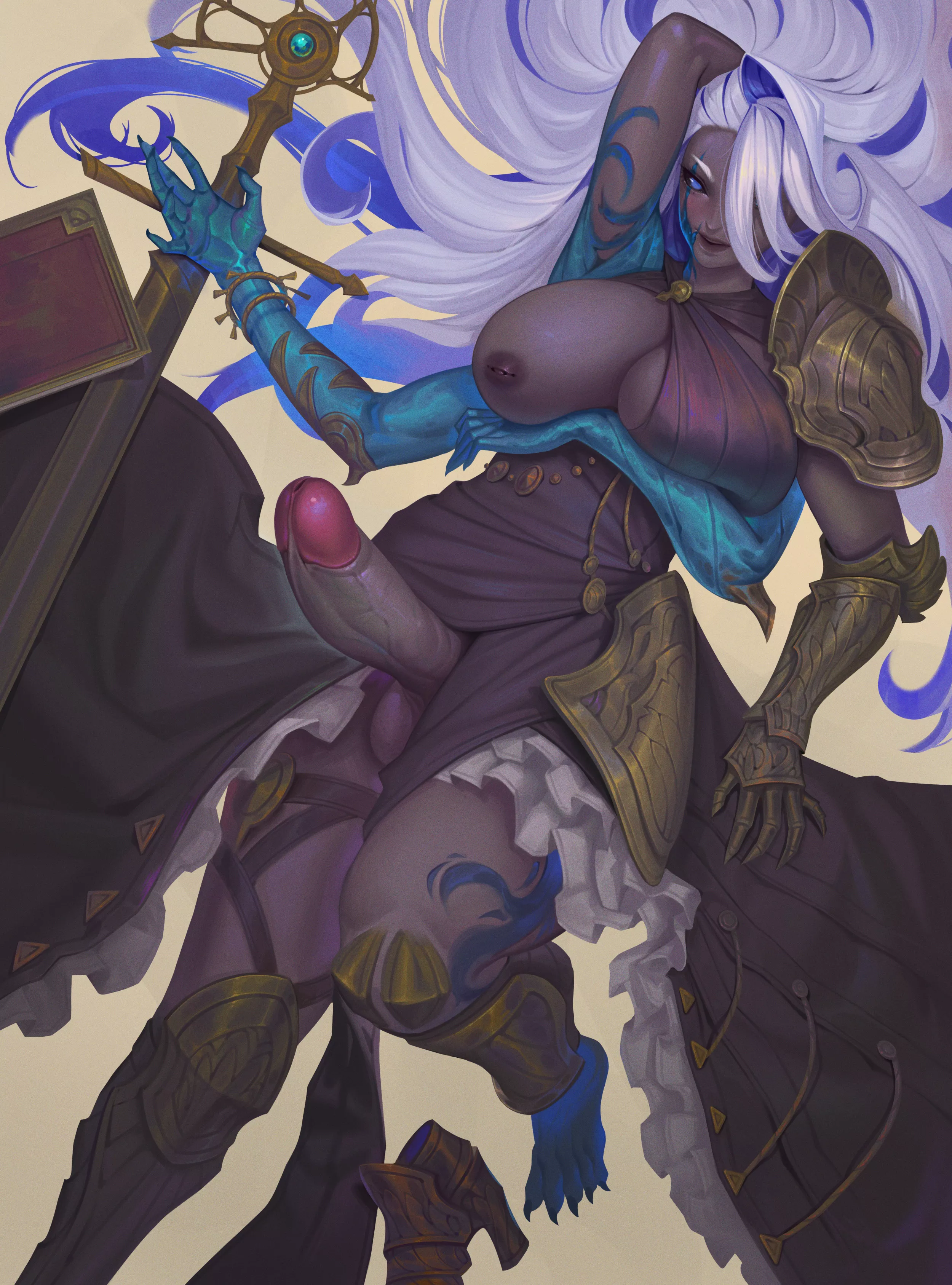 Corrupted, art by me (Futanari) posted by Kai0704