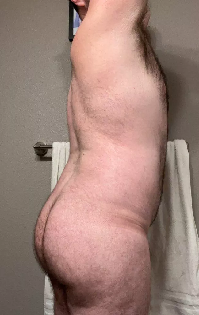 Feeling my hairy ass today! posted by Bottomguy55