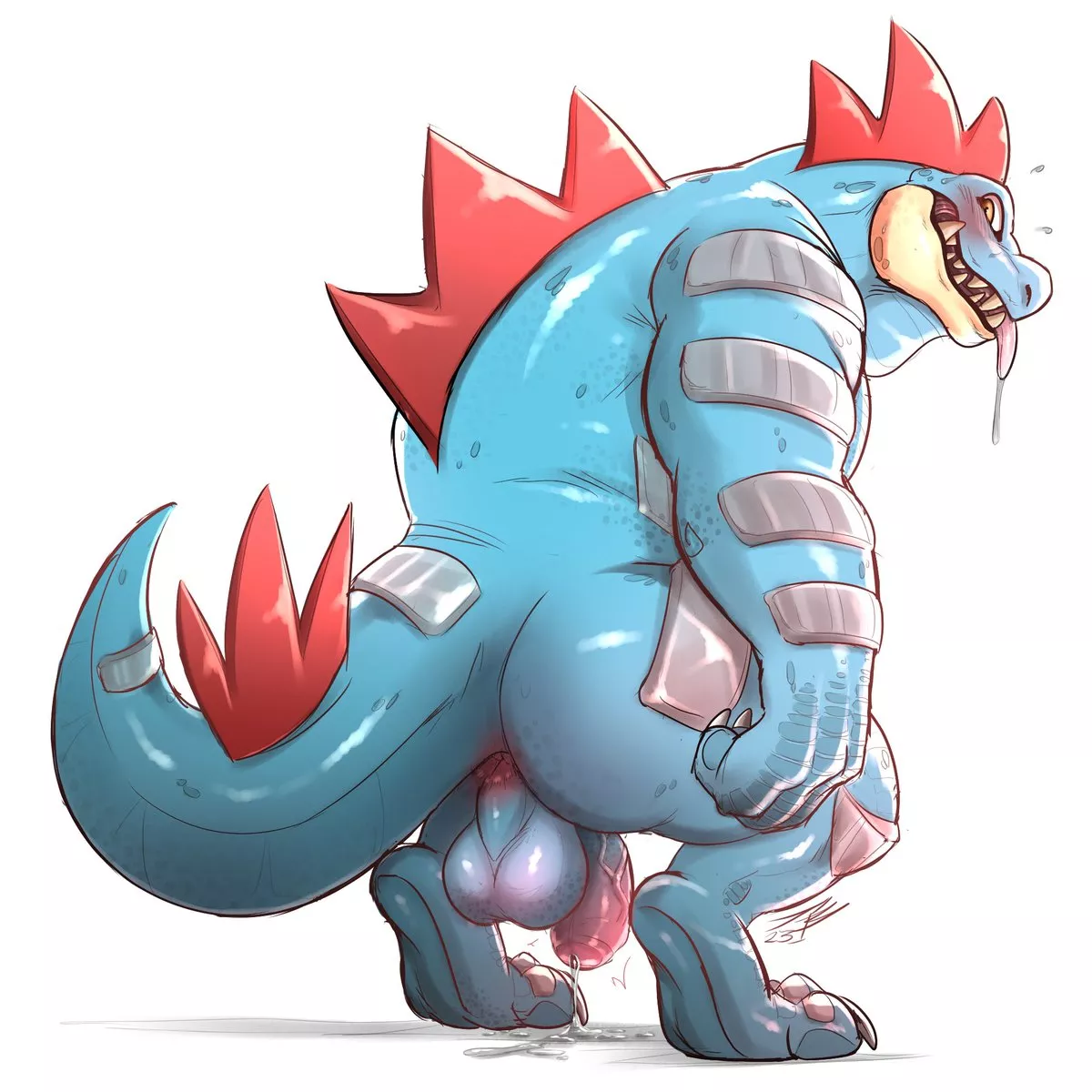 Feraligatr (CrazyDrak) posted by TangentYoshi