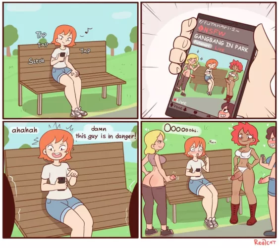 Getting gangbanged by futas by Hentanika16