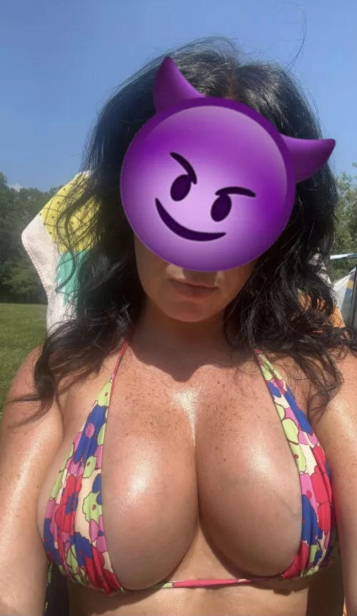 Happy Saturday ! Working these tan lines today ;) by Happyhubby21