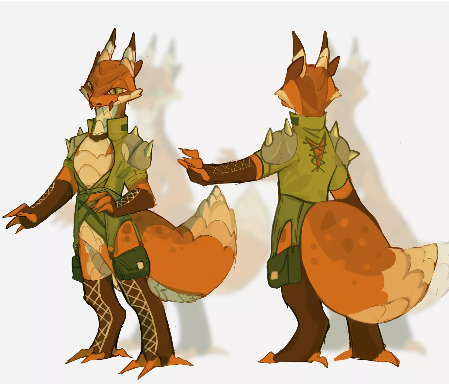 kobold half fox (art by me) posted by Ana_Ori
