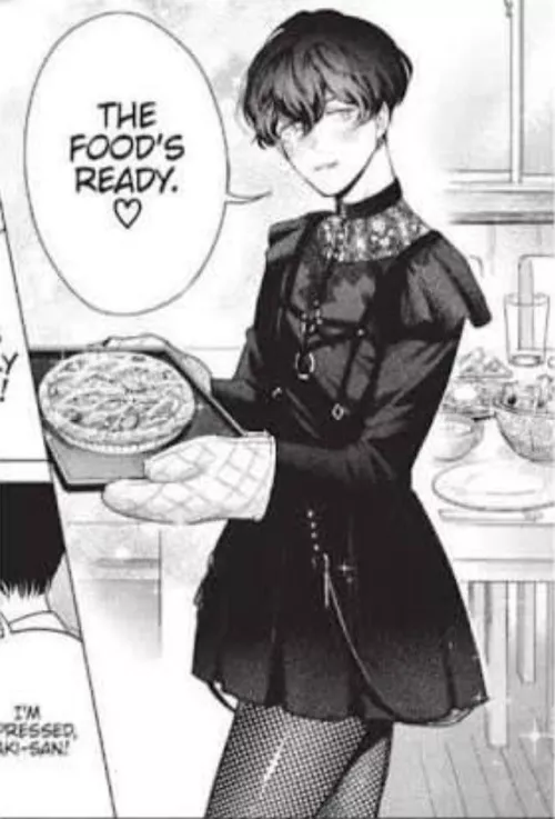 LF Mono Source: “The Food’s ready. I’m so depressed ??aki-san”, 2boys, tomgirl, yaoi by Bigcheezy186