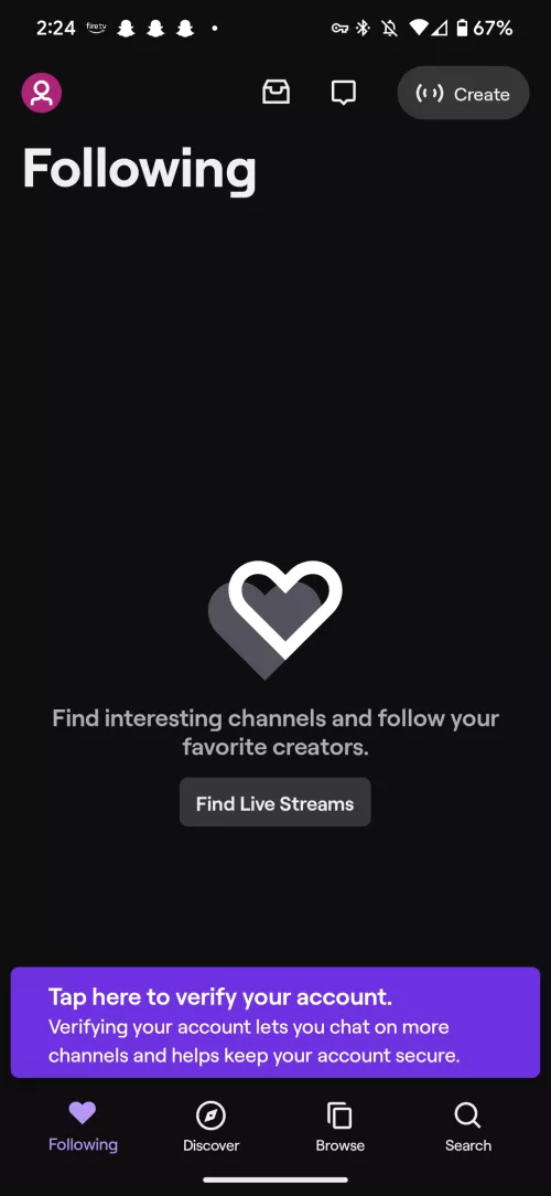 logged onto twitch like always and now it says 