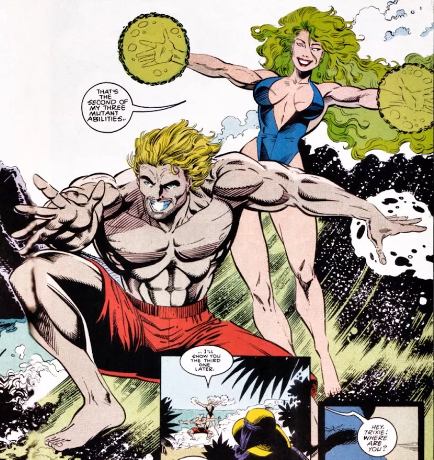 Lorna and Alex [X-Factor (1986) #103] posted by milord8440