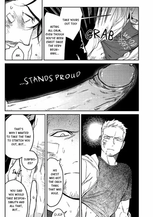 [Midnight Rain] Well my pretties, I thought I'd give you a bonus post because I love it when they are both so masculine. And I think that's a pretty one. *stands proud* by fujoshisoulfood