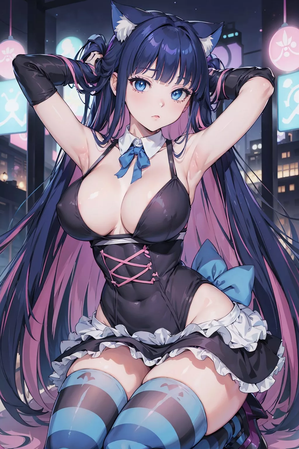 Neko Stocking A posted by urhont