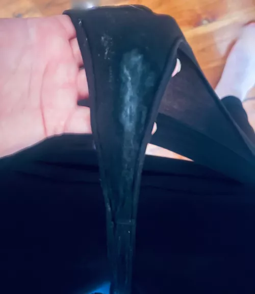 Nothing quite like being filled and then wearing black panties for the rest of the day 😈 😩 by Bella_Rose_69