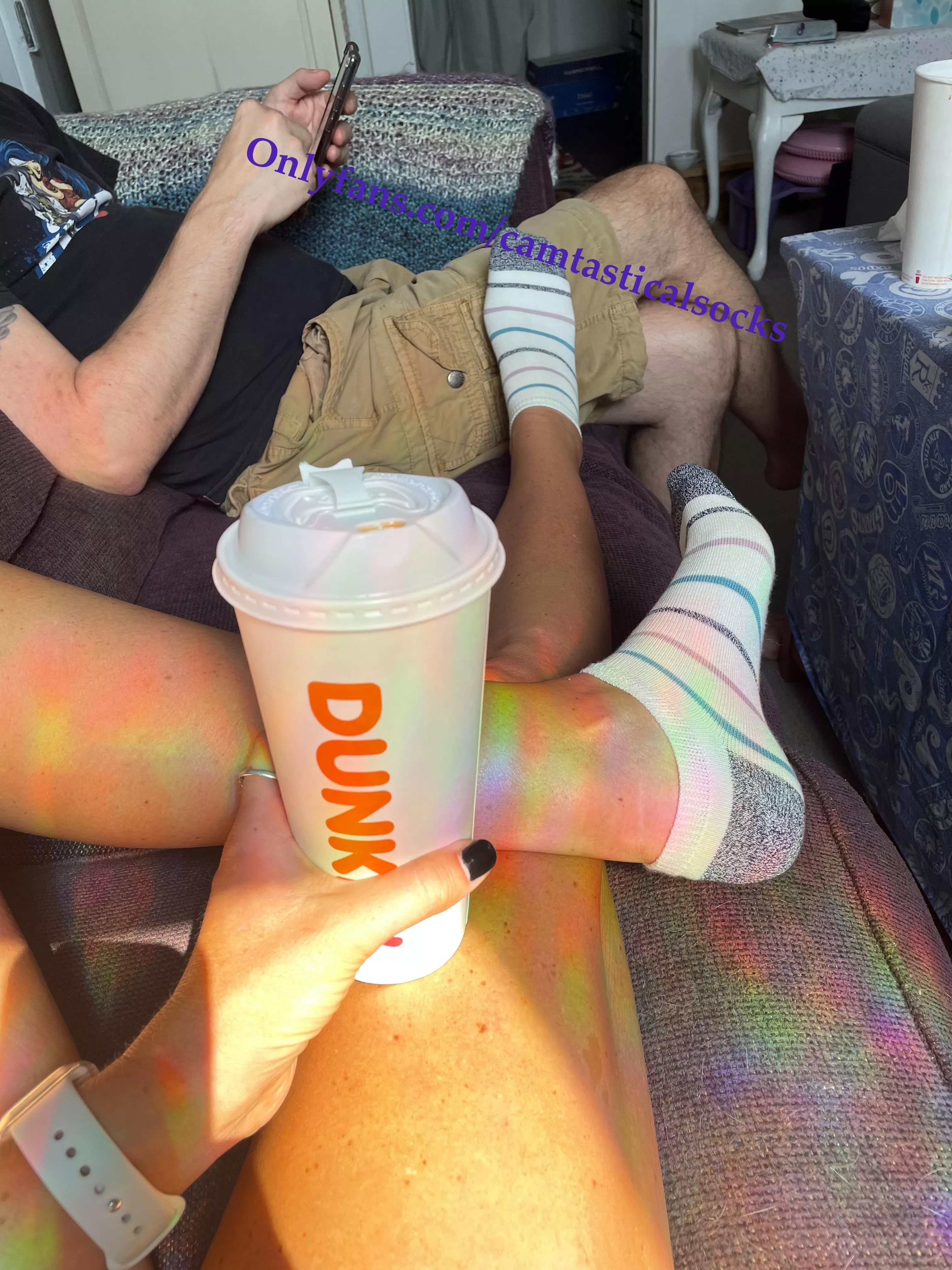 Striped Ankle Socks posted by camtasticalsocks