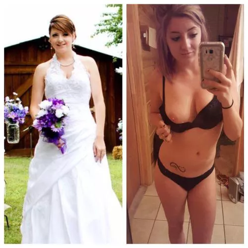 Sweet bride tease posted by Flashy-Philosophy-34