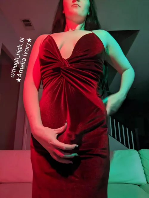 The best accessories for a floor length gown is a strap-on by thogh_high_bi