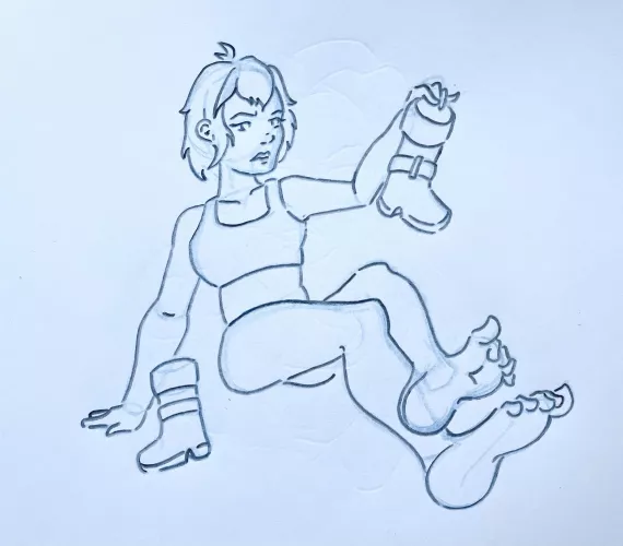 work boots (pinkkimochi) [OC] by pinkkimochi