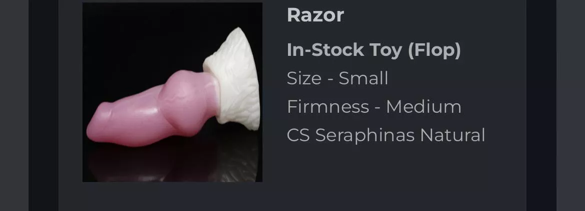 another toy :0 posted by afondhatred