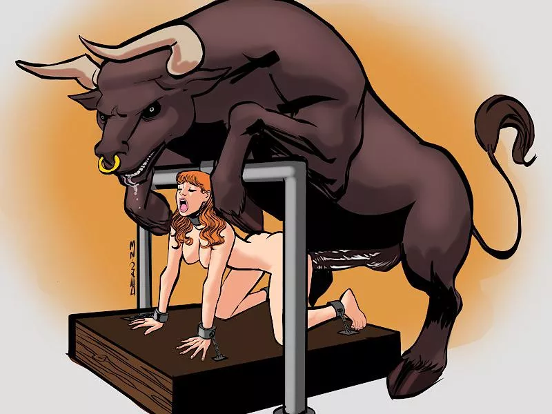 Breeding mount for a bull and a redhead (deanart) posted by Dirty-Anonymous