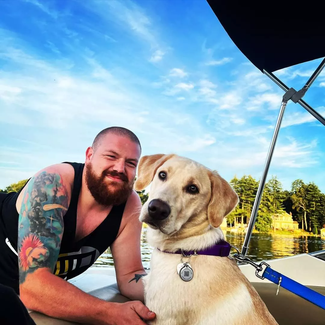 Cub and his dog. posted by Cub90NH