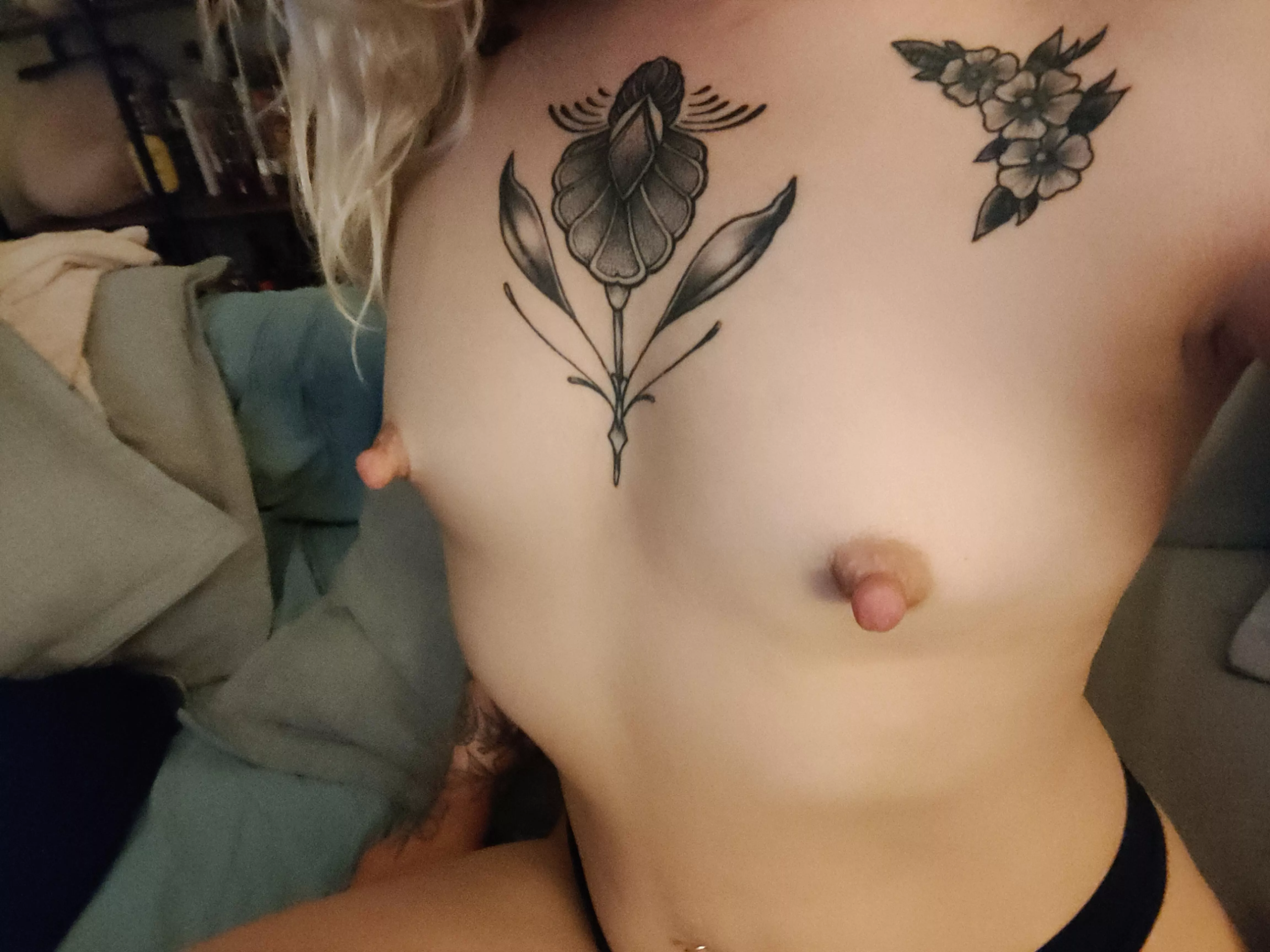 Desperate for someone to shoot ropes across my tiny tits 🥵 posted by stoned_little_slut