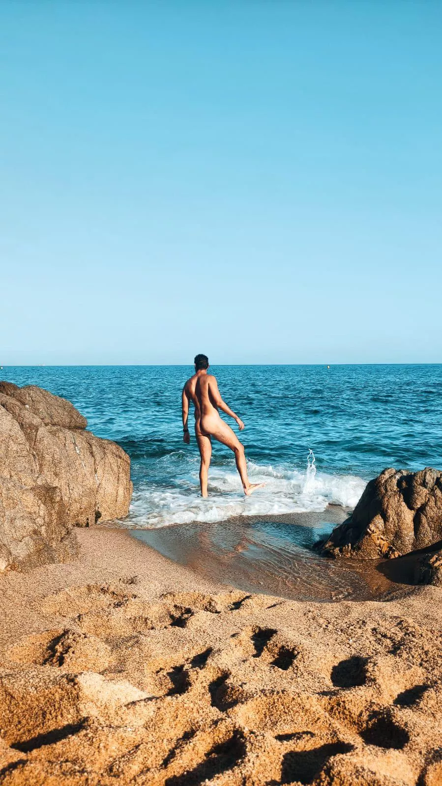 Enjoying the summer in the Mediterranean. posted by Socks_BCN