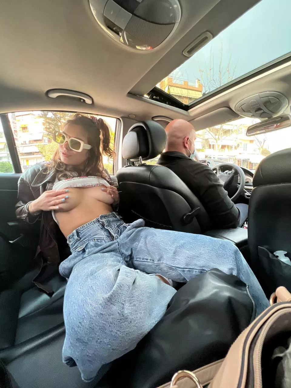 I dared to take a picture in Uber topless posted by ur_mythical_unicorn