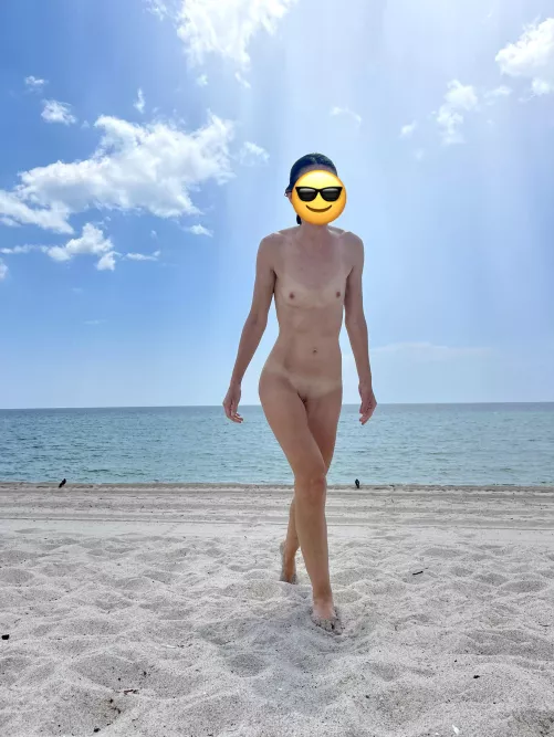 Nude at the beach in front of tons of people! Would you stare? by Secret_Adventures