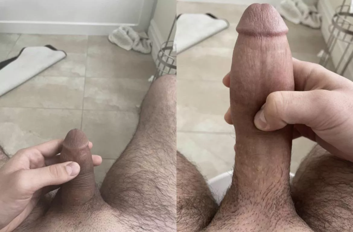 Probably the biggest cock growth you’ll ever see 😳 posted by ontariobac
