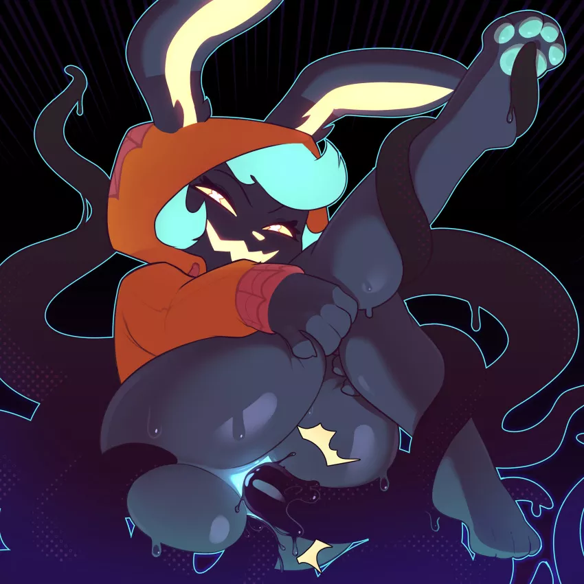 She's really enjoying those tentacles (Artist: payanuma) posted by Several_Cake7278