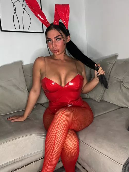 this bunny is hungry for your thick D by InfiniteSections