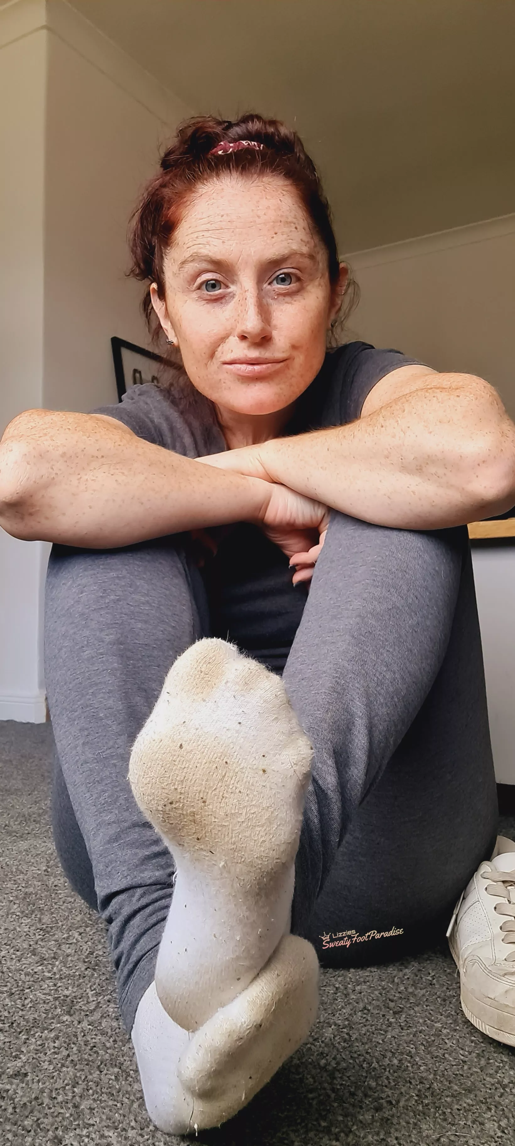 You said you liked them sweaty?! 😳🔥 Hiking socks (Selling) posted by maggy-88