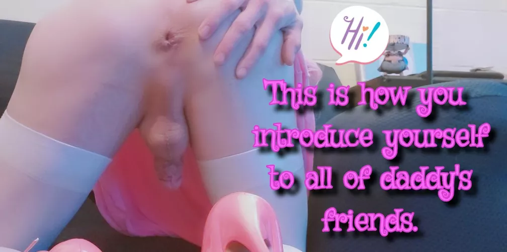 A proper sissy greeting by AlexxxiaCumQueen