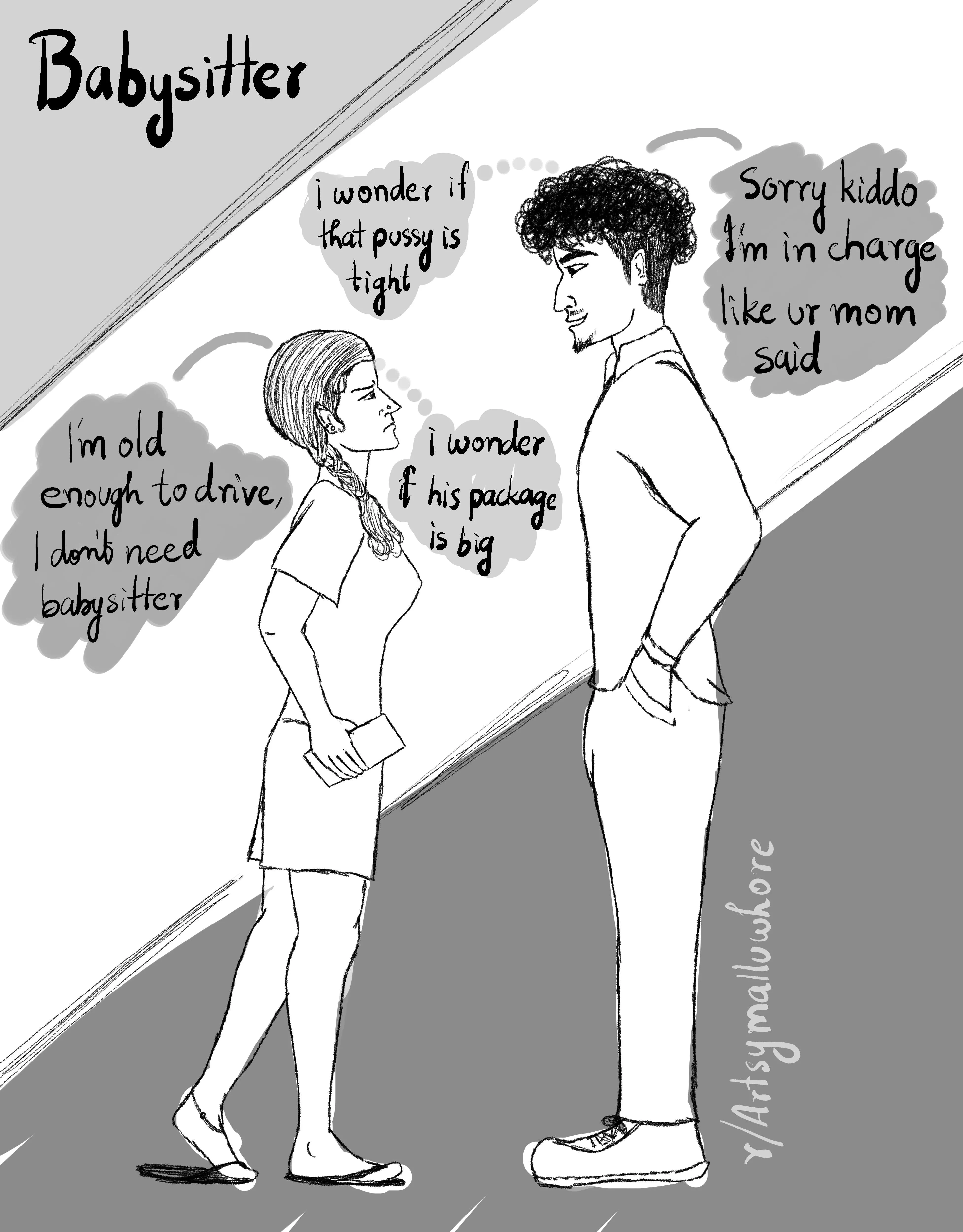 Babysitter (first series) posted by Artsymalluwhore